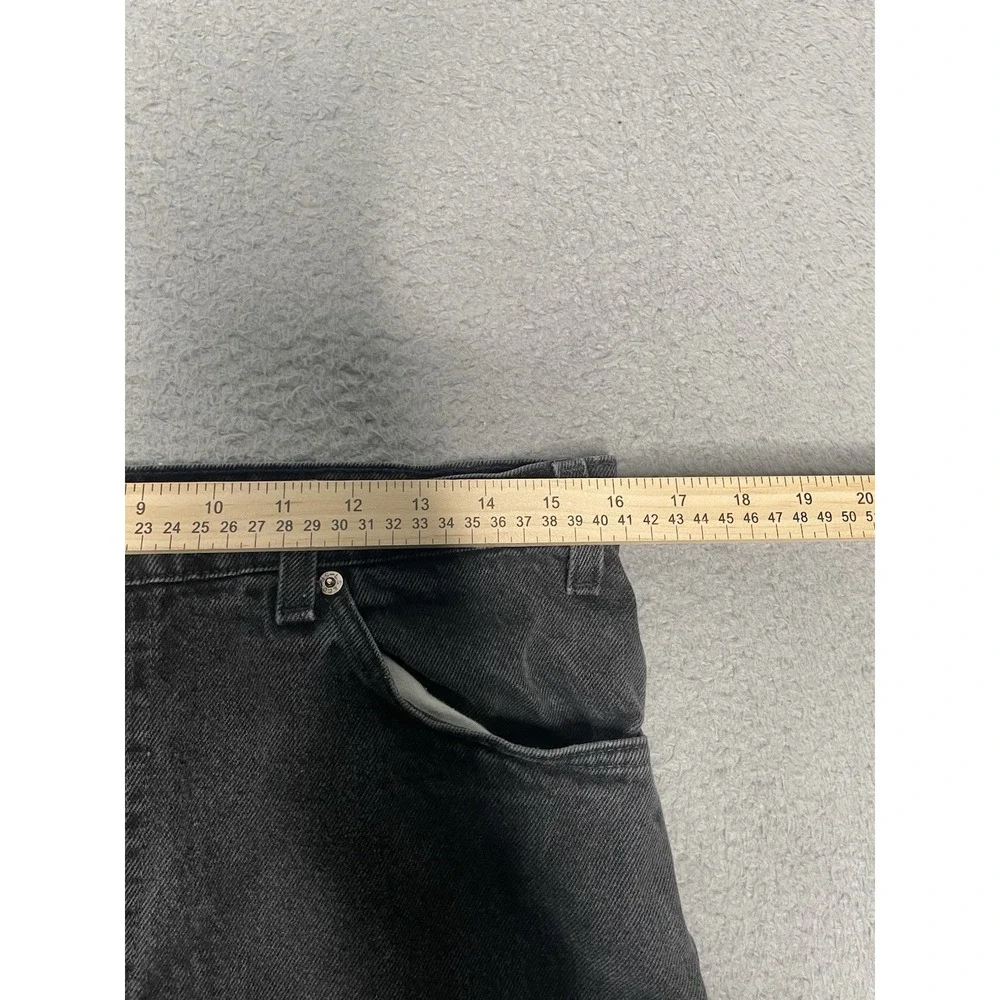 Vintage 90s Levi's‎ 550 Black Denim Jeans Mens 33x32 Black Tab Made In USA Faded